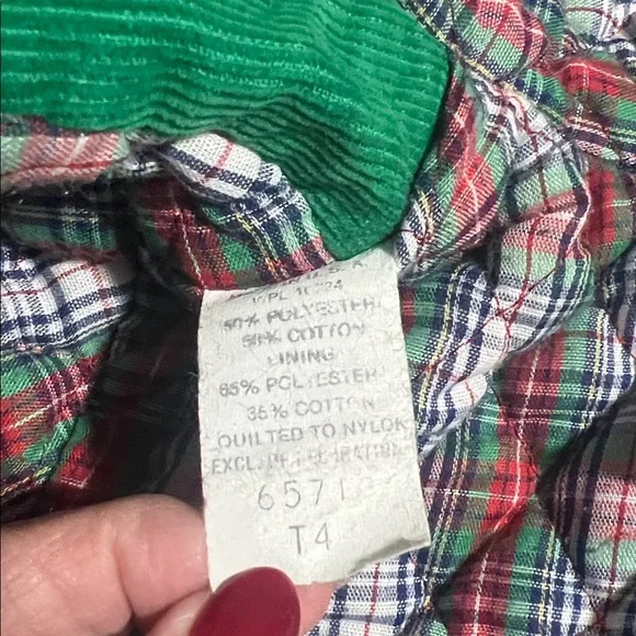 FISCHEL for NEIMAN-MARCUS Green Corduroy Dress AND Coat. Size 4T. Vintage